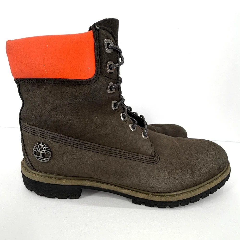 Timberland Premium 6 Inch Boots Mens 11M Brown Orange 400g PrimaLoft
